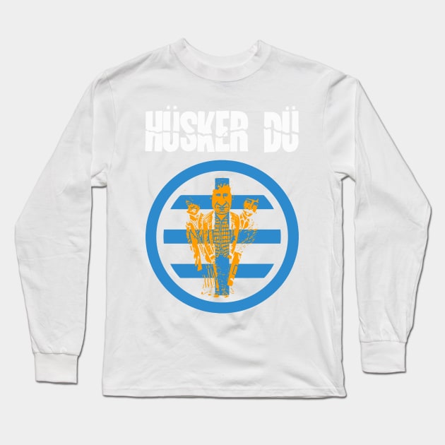 Husker Du Tribute Shirt Long Sleeve T-Shirt by lilmousepunk